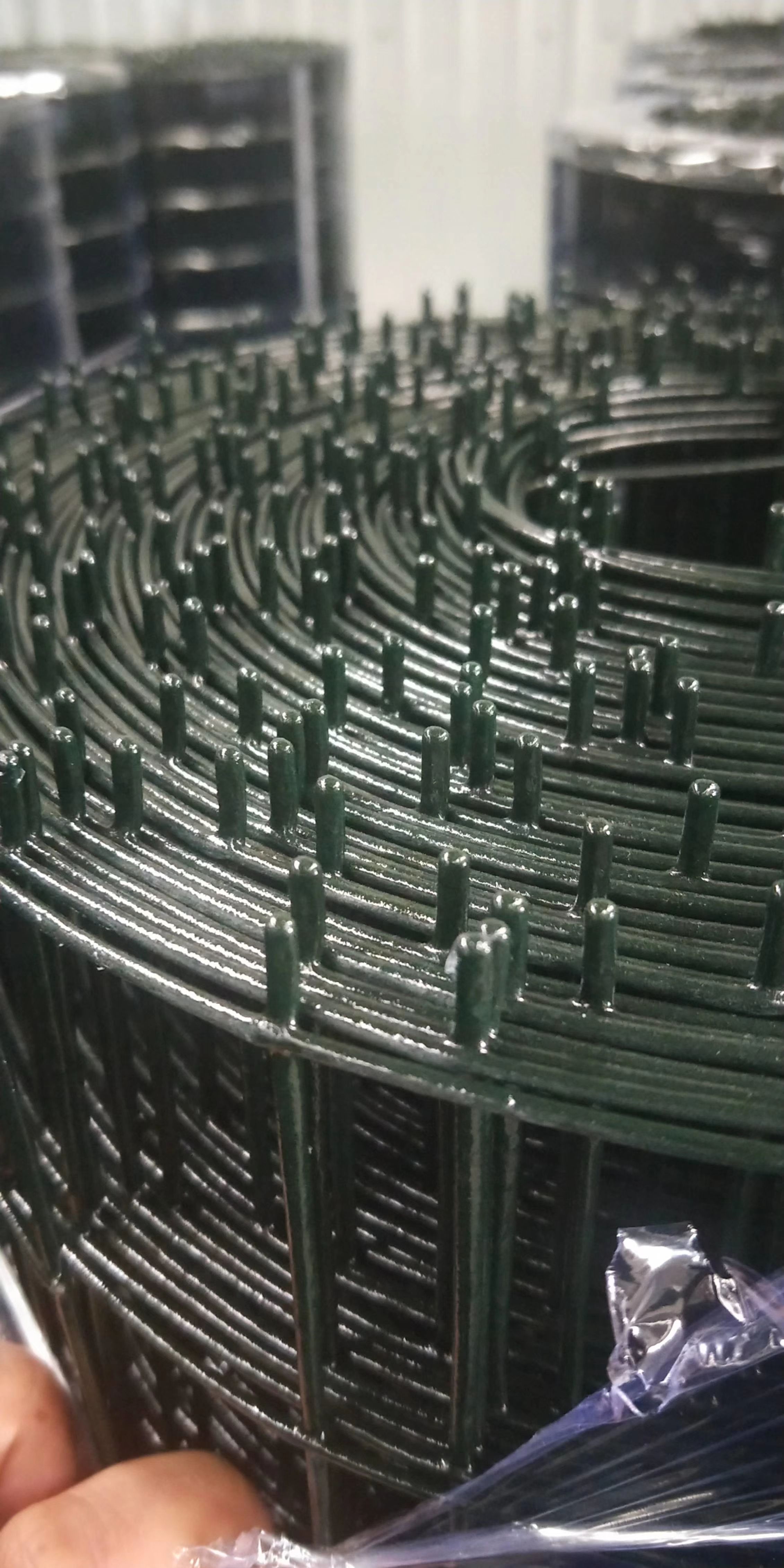 铁丝围栏网钢丝隔离护栏网荷兰网硬塑养鸡网养殖网栅栏围墙防护网