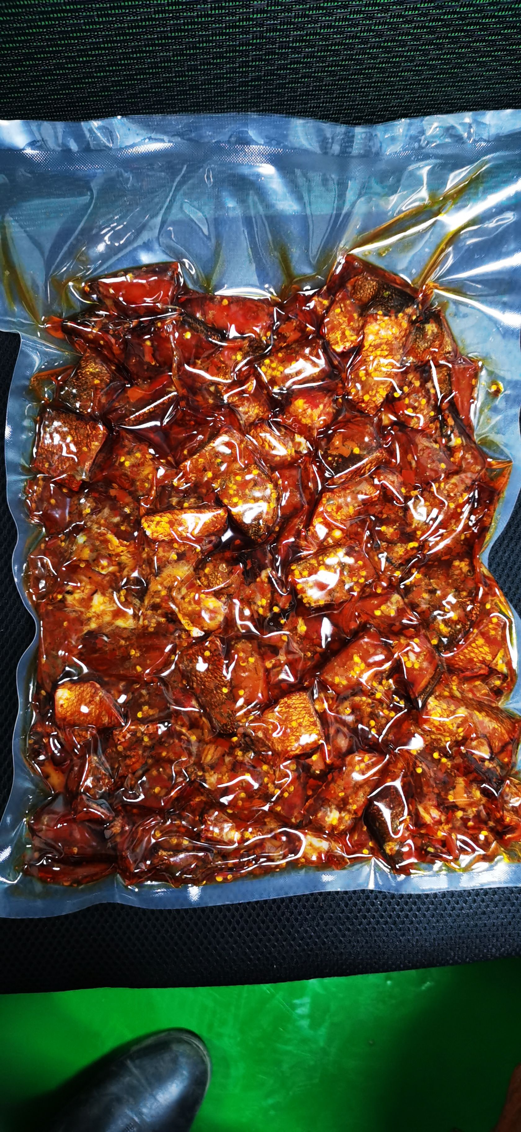 香辣鱼块鱼排5斤/包，工厂直供，摆摊农贸市场，湖南特产