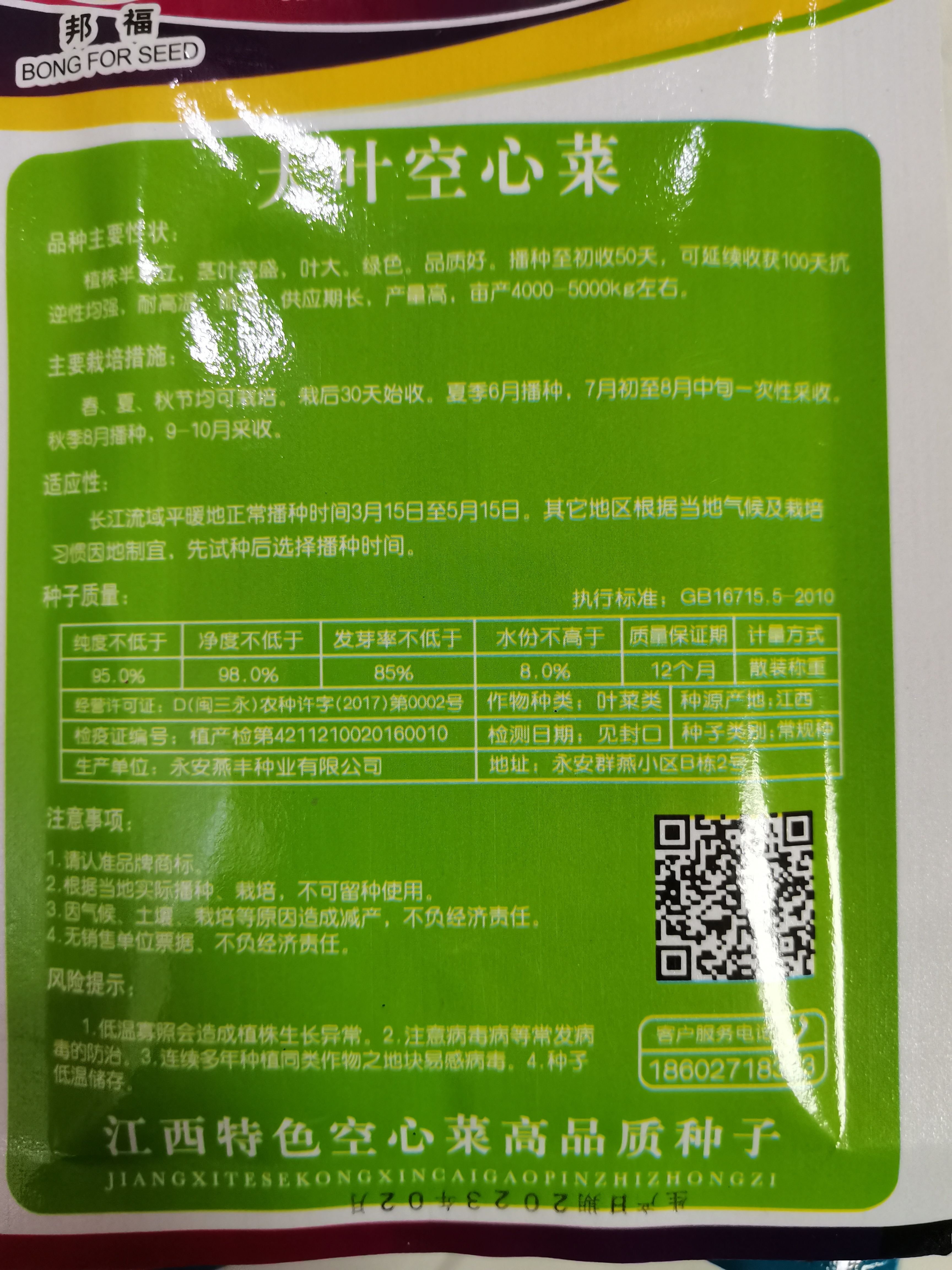 大叶空心菜种子四季播种圆叶空心菜种籽柳叶空心菜种子通心菜种子