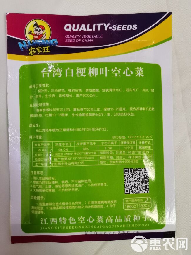 丰产白梗空心菜种子小柳叶空心菜籽白根空心菜种子竹叶菜种子