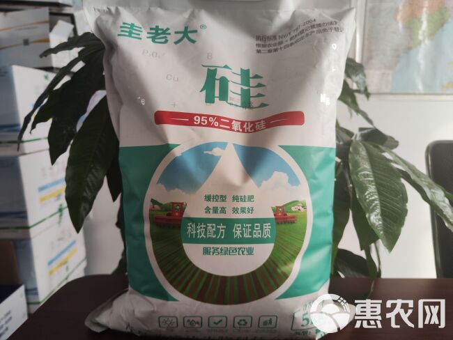 硅老大 水稻水果小麦通用型硅肥防虫壮杆厚叶抗倒伏