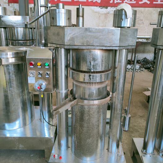 巩义市立式液压香油机多功能液压芝麻榨油机核桃茶籽液压冷榨机出油率高