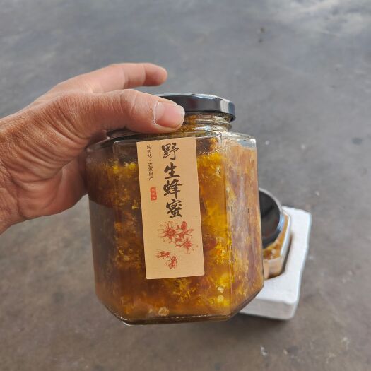 思茅云南普洱野生蜂蜜_一瓶800克带巢