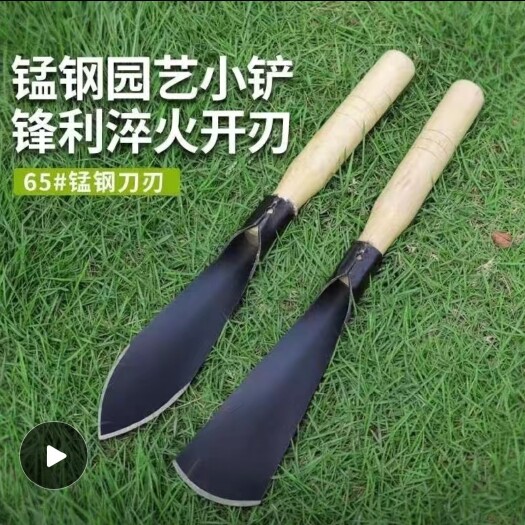 永康市【包邮】铲子 菜苗移栽铲子 弧形铲子 小铲子 木柄铲子