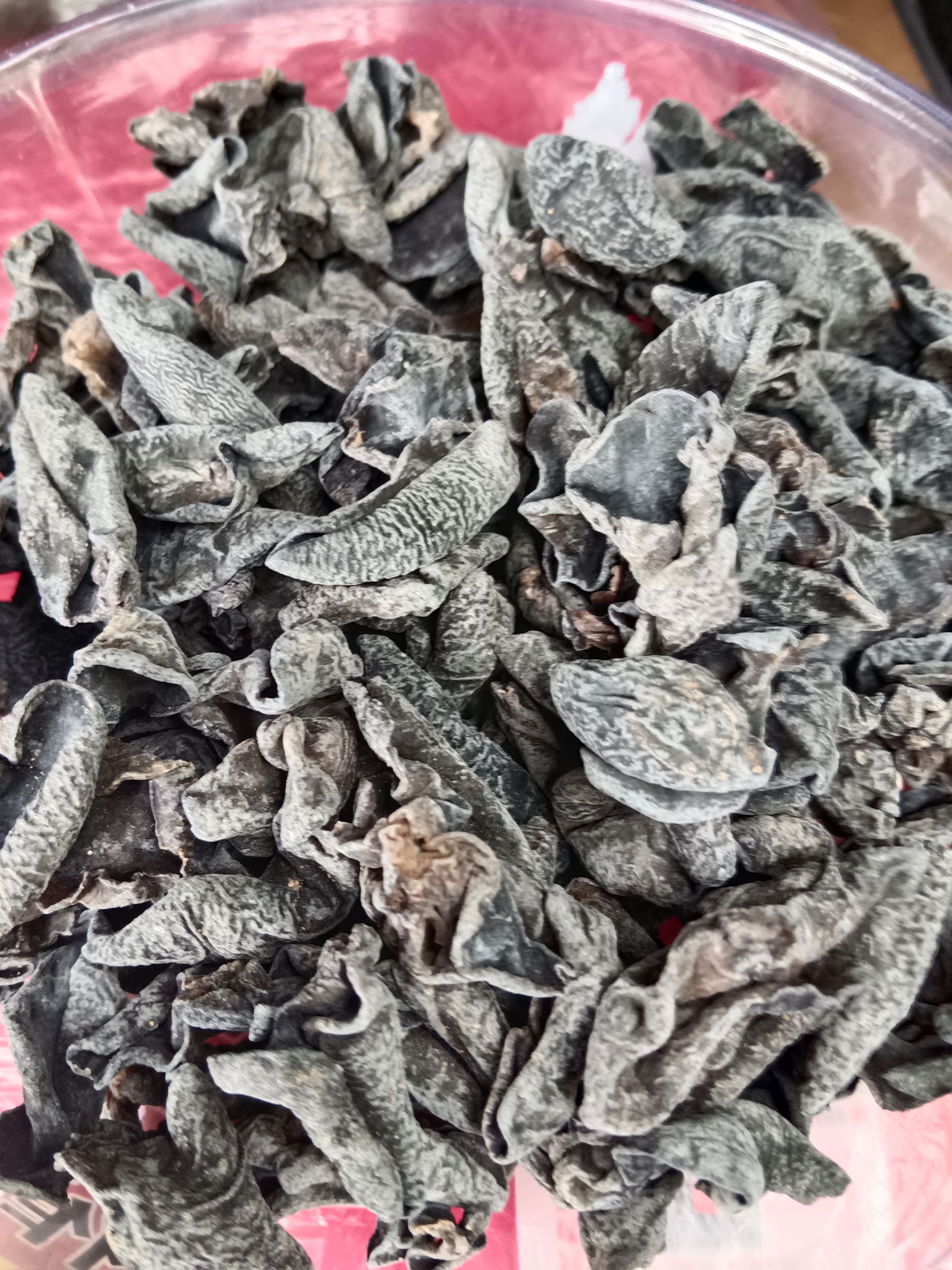 干黑木耳，碗耳