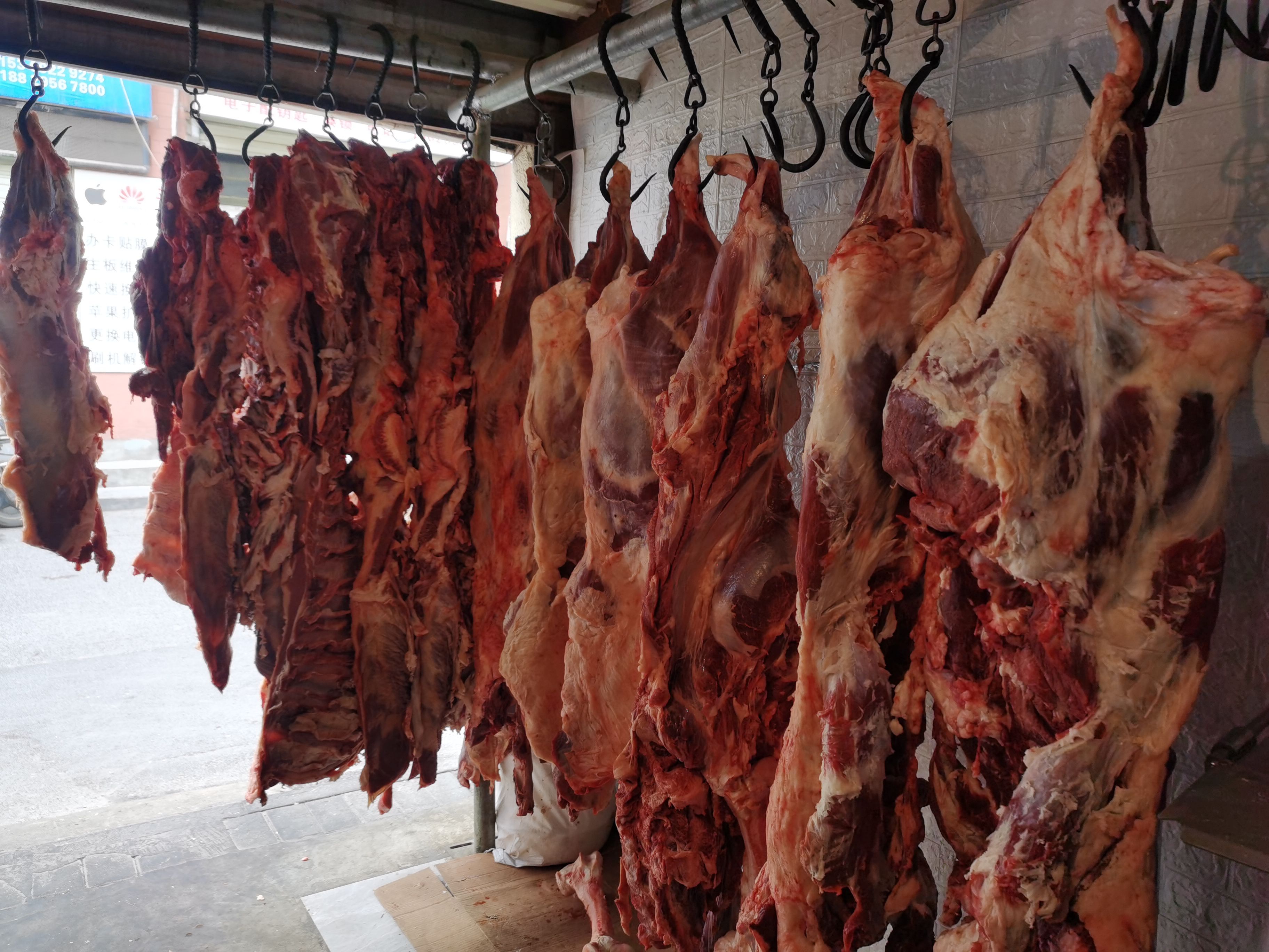 清真新鲜纯干肉 牛肉 上脑 腰板 牛前后腿 牛排  牛腱子