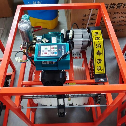 慶云縣雙電機款自動收管打藥機，遙控打藥，框架式結構免安裝