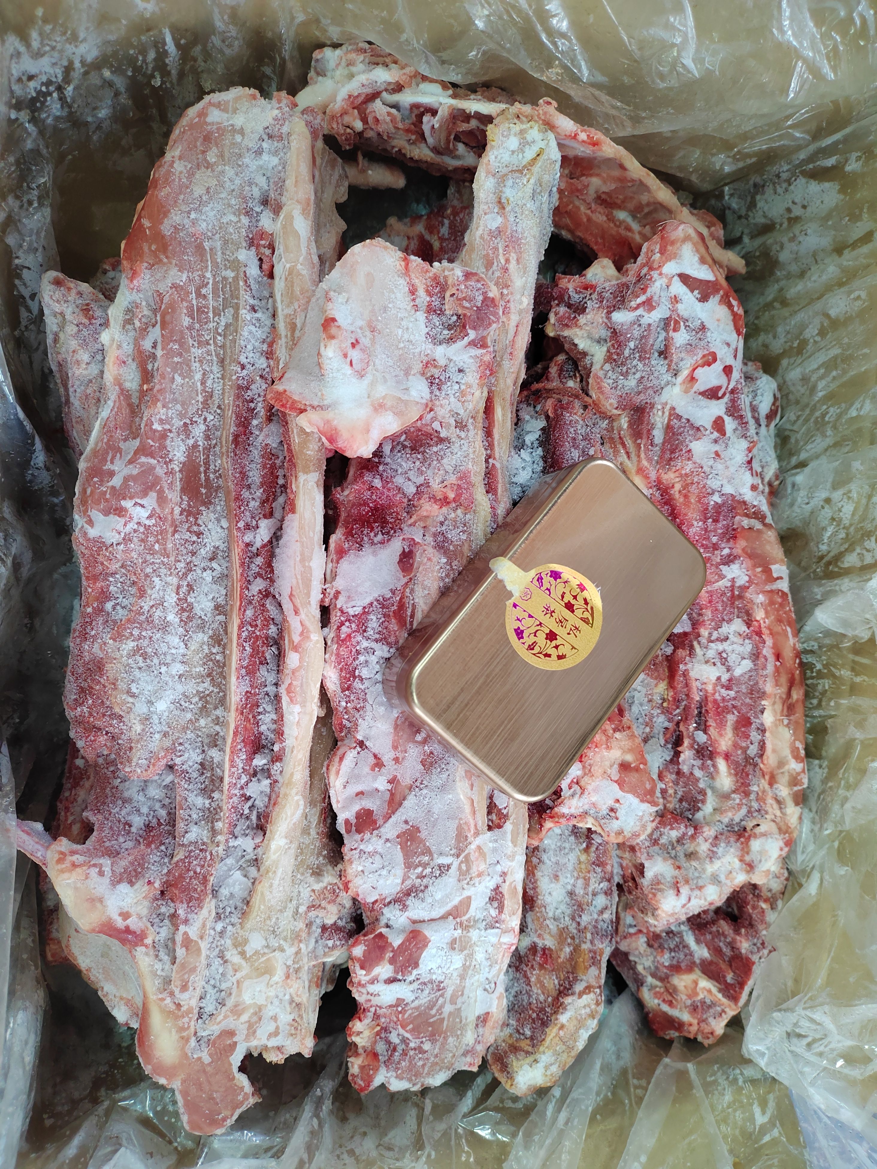 羊蝎子，多肉羊脊骨，颜色鲜艳，羊肉馆，汤锅店，好食材