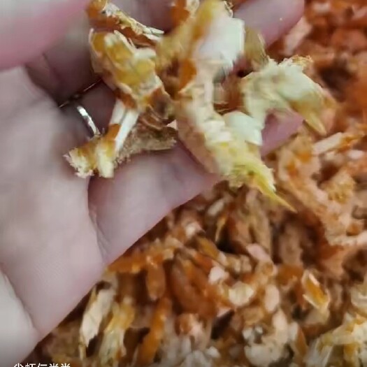 陆丰市纯手工剥虾淡干去头去壳无盐淡干补钙虾仁虾米海米海鲜类干货