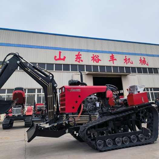 曲阜市源头工厂新下线 升级加强版 120马力水旱两用履带旋耕机