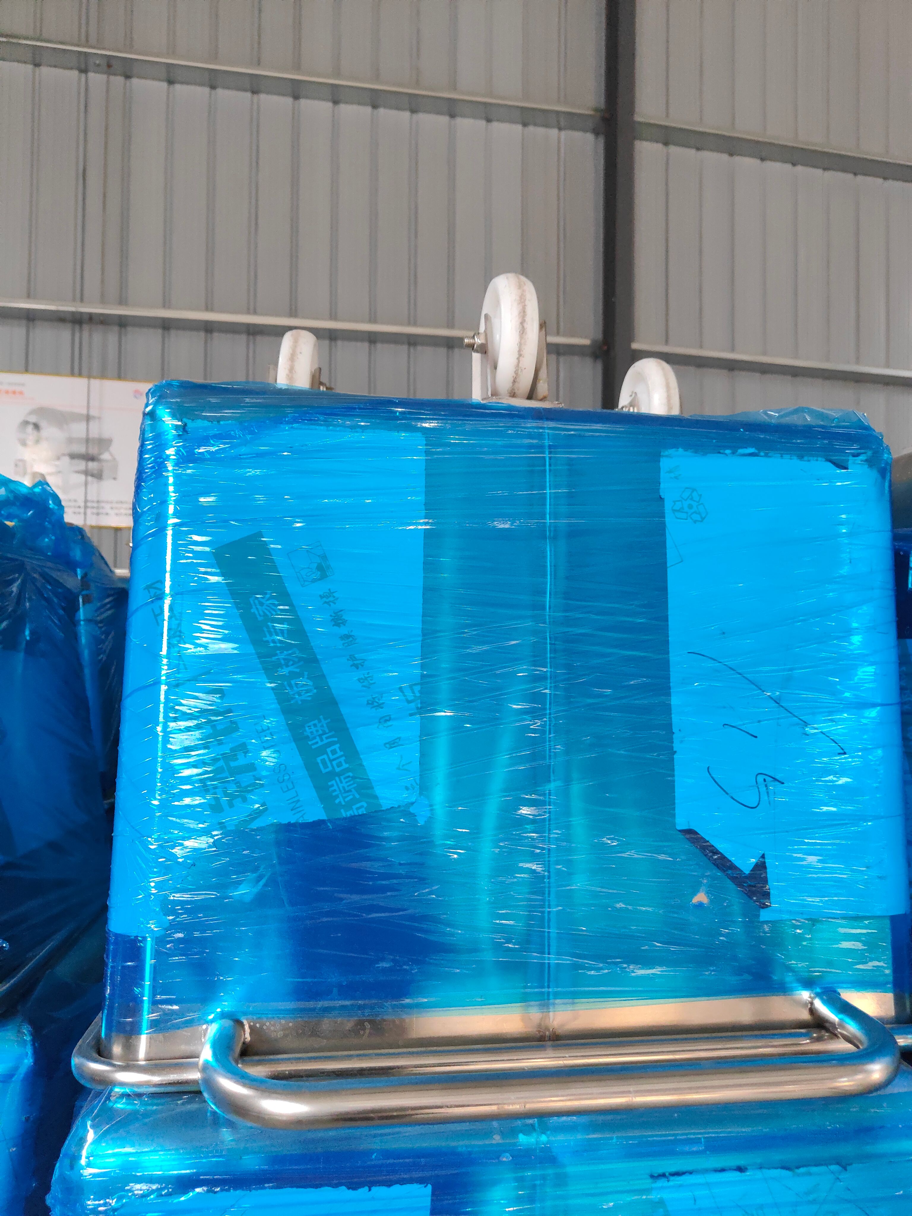 不锈钢手推料车  饲料厂运料车   可批发