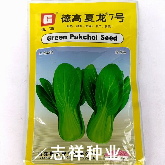 华容县德高夏龙7号青梗菜种子种籽耐热耐湿耐雨杂交种青菜种子四季播