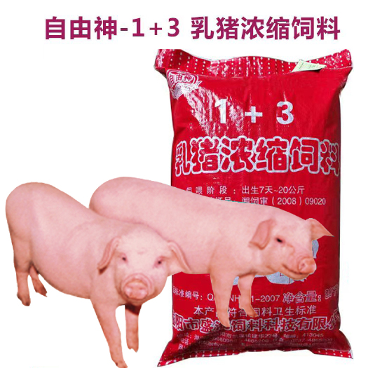 湖南乳猪浓缩料高蛋白高脂肪爱吃肯长不拉稀40斤一包