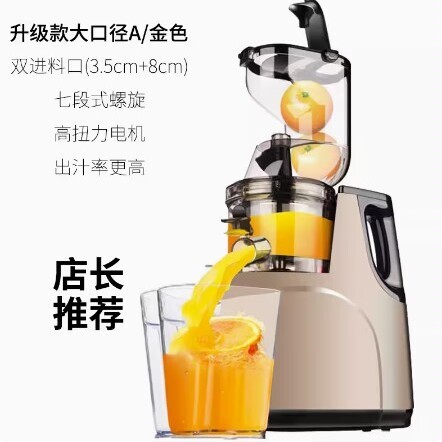 榨汁机家用渣汁分离水果全自动小型果蔬果肉多功能炸果汁机原汁机