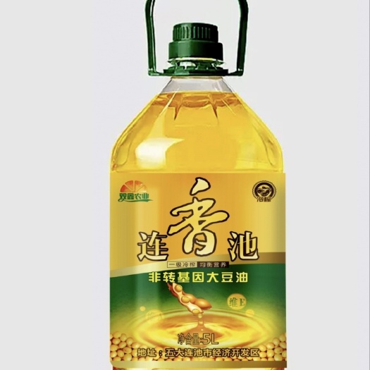 五大连池纯非转基因熟榨大豆油，压榨工艺，无杂质，8元一斤，