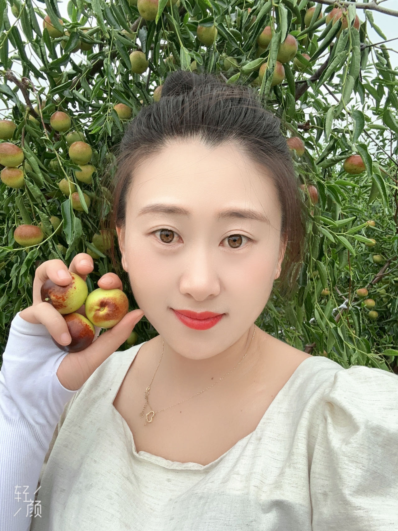 賣冬棗的小姐姐