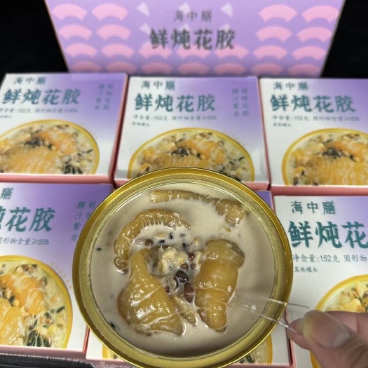 椰汁紫米鲜炖花胶   152克 一提6碗
