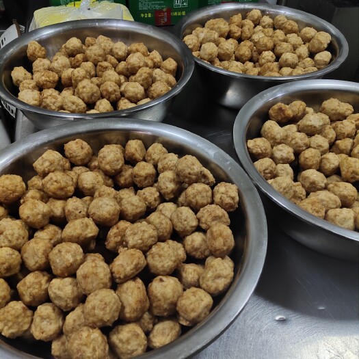 武汉手工猪肉丸 湖北特产 农家土猪肉活鱼现做，火锅丸子500g