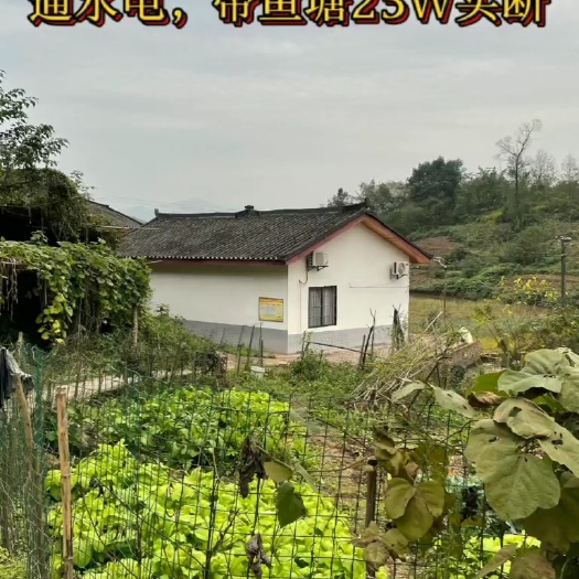 重庆市江北75平农房带鱼塘25万出售