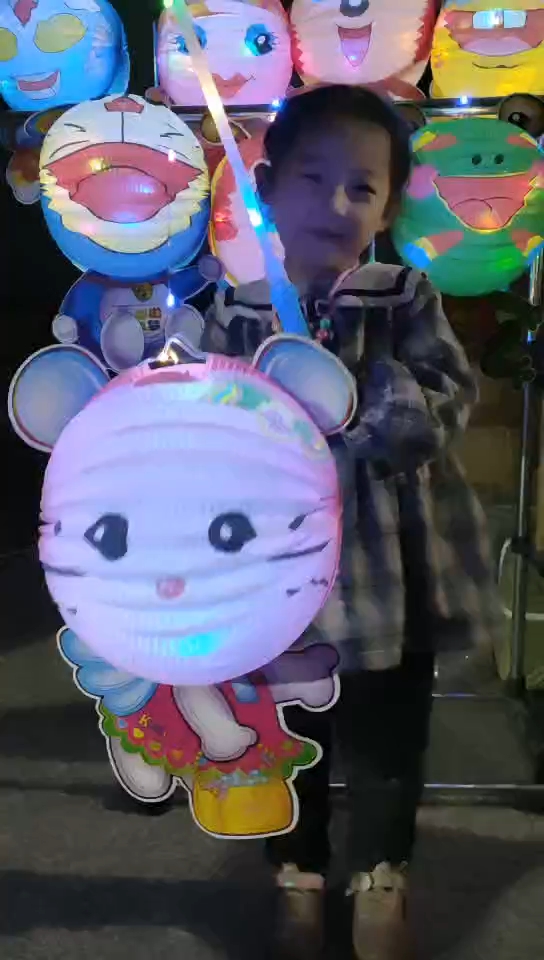 灯笼 电子玩具灯笼 龙年小孩玩具灯笼 春节 元宵节灯笼