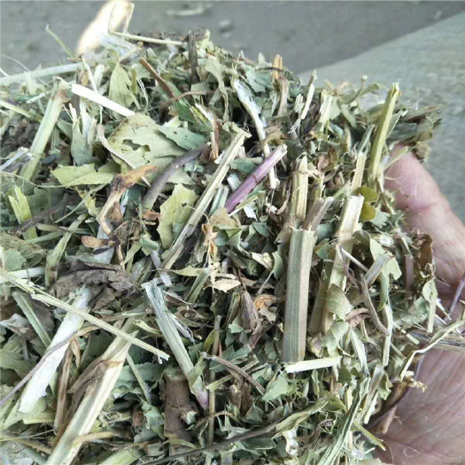 灵寿县供应粗纤维花生秧新草无地膜牛羊兔养殖饲料秸秆草料