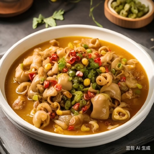 成都肠来旺肥肠段，白水肥肠、红烧肥肠。