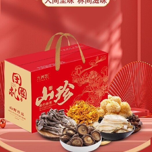 九养芝菌菇干货礼盒装