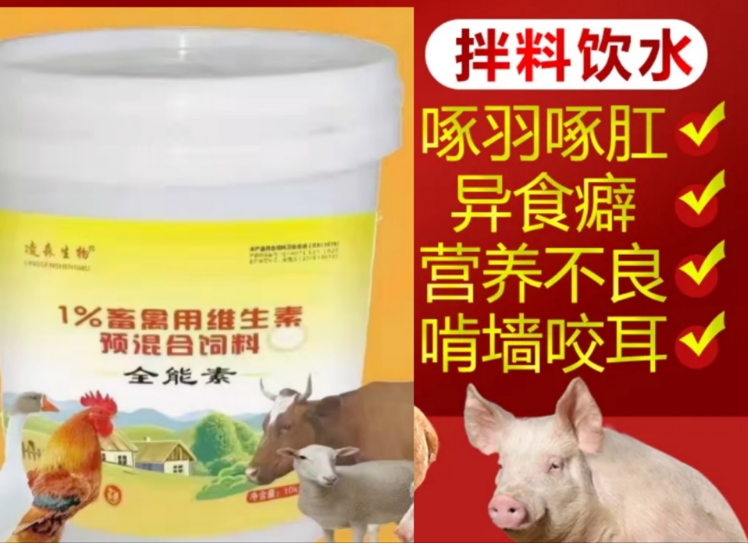 原阳县全能素饲料，饲料厂合作伙伴鸡冠红大猪吃多拉大骨架长得快毛色好