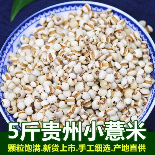 亳州贵州小薏米薏米仁新货农家薏仁米配红豆赤豆五谷杂粮粗粮粮油