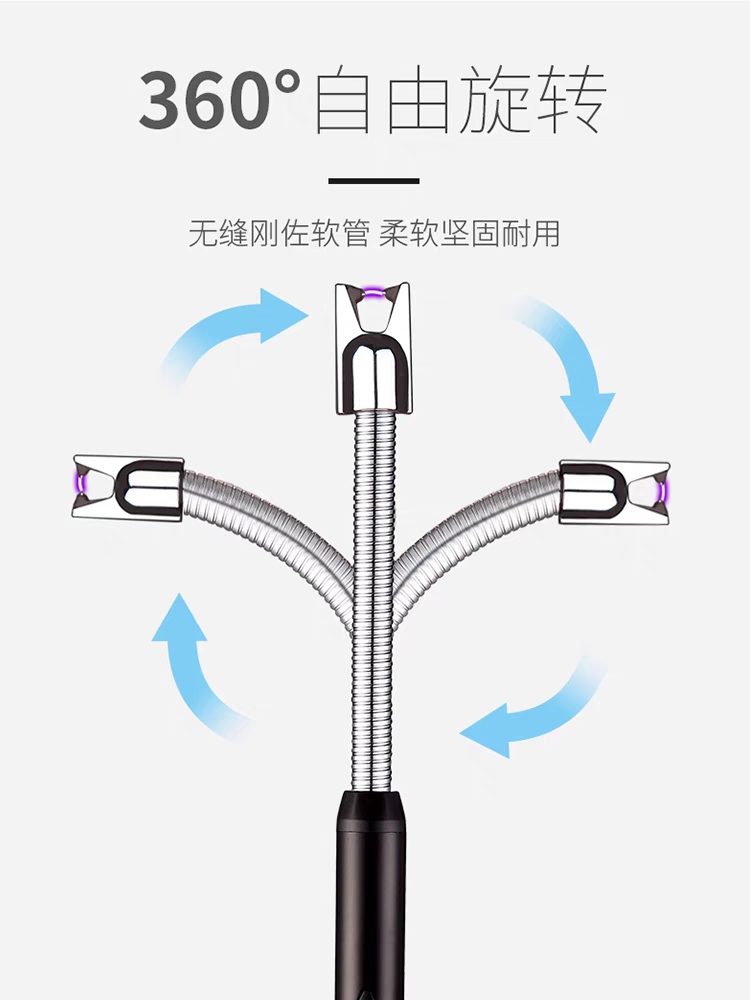 脉冲点火器煤气灶打火机长手柄点火枪槍棒防风厨房电子燃气灶耐用