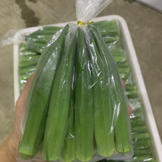 漳州精品水果秋葵小包装0.6斤整箱24包