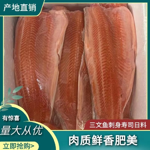 连云港国产三文鱼虹鳟鱼！鱼柳，刺生！自助餐