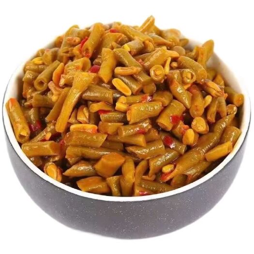原味豆角，红油豆角