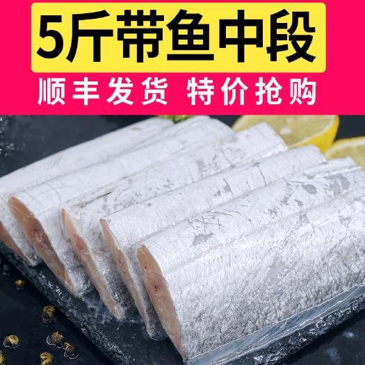 南京东海带鱼段大段 带鱼段少冰批发海鲜水产带鱼批发