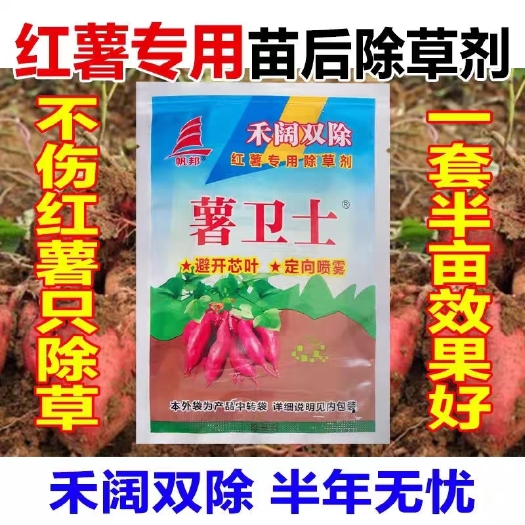 扶沟县红薯苗后除草剂马齿苋狗尾草牛筋草猪殃殃苍耳马唐繁缕