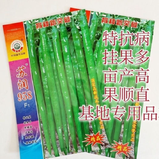 沭阳县苏润958辣椒种子抗病果形顺直早熟特长果条椒线椒辣椒种籽
