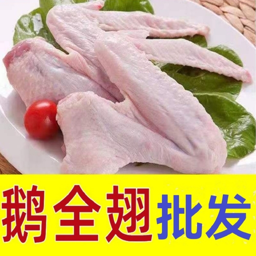 日照顺丰农家散养鹅翅新鲜鹅全翅批发大鹅翅鹅全翅三节翅卤味食材