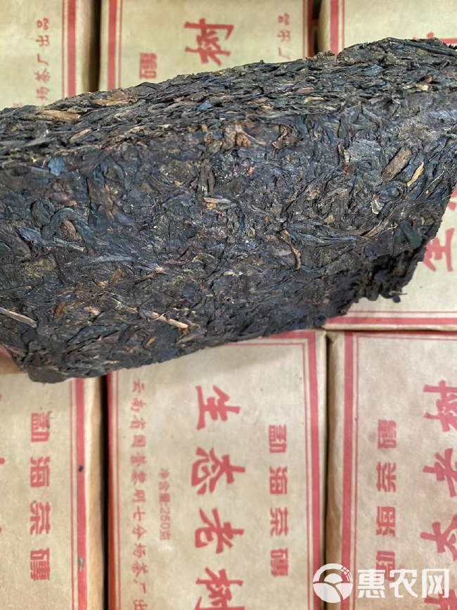 黎明普洱熟砖1998年生态老树茶砖250克