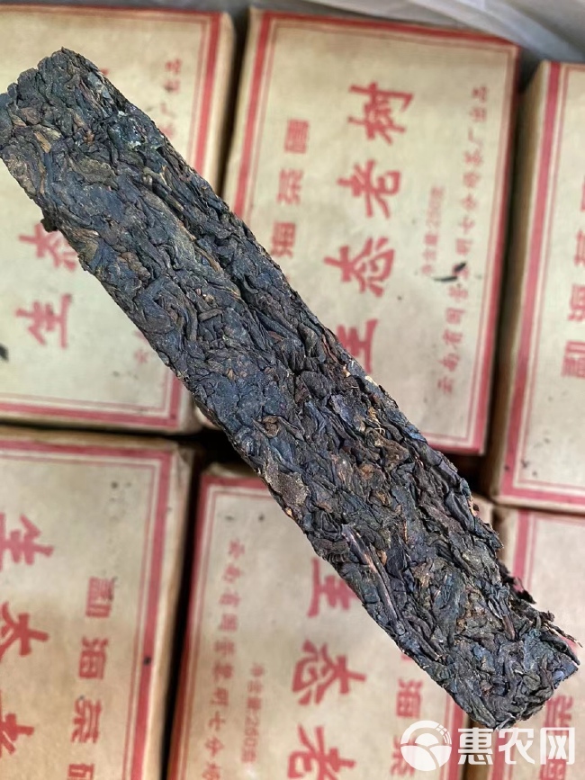 黎明普洱熟砖1998年生态老树茶砖250克