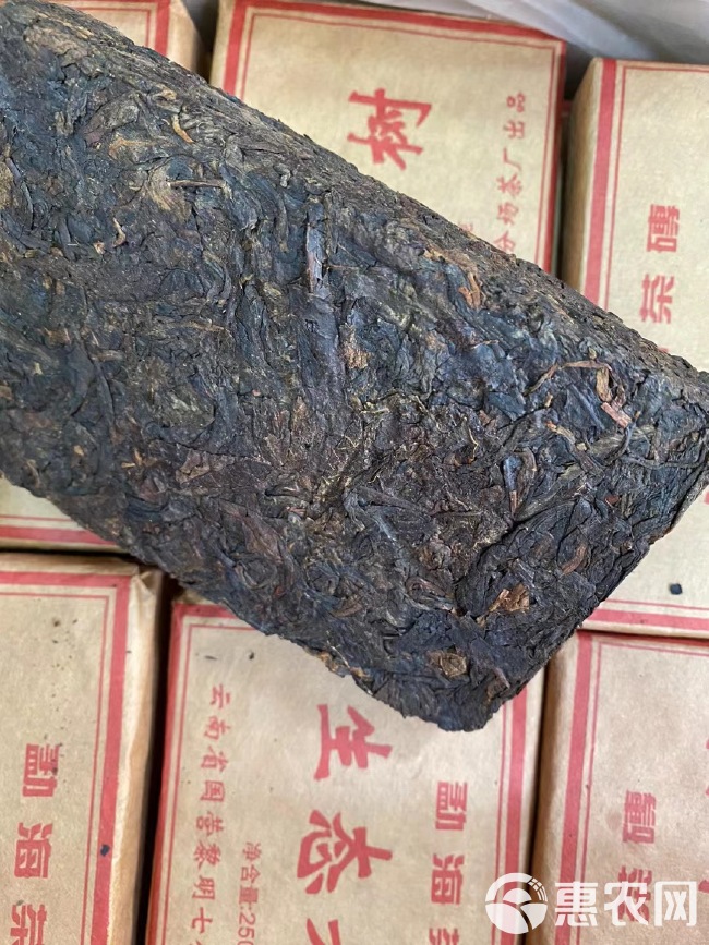 黎明普洱熟砖1998年生态老树茶砖250克