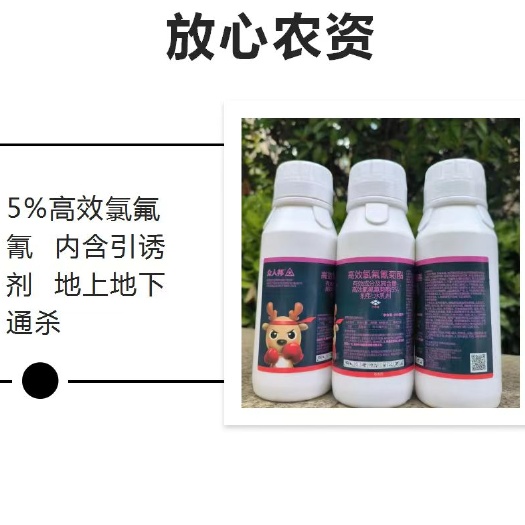 景德镇5%高效氯氟氰菊酯杀虫剂青虫食心虫地下害虫蚜虫潜叶蛾蚊蝇