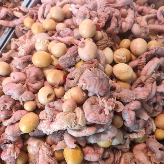 台前县蛋包肠熟食下酒菜可批发鸡杂五香麻辣