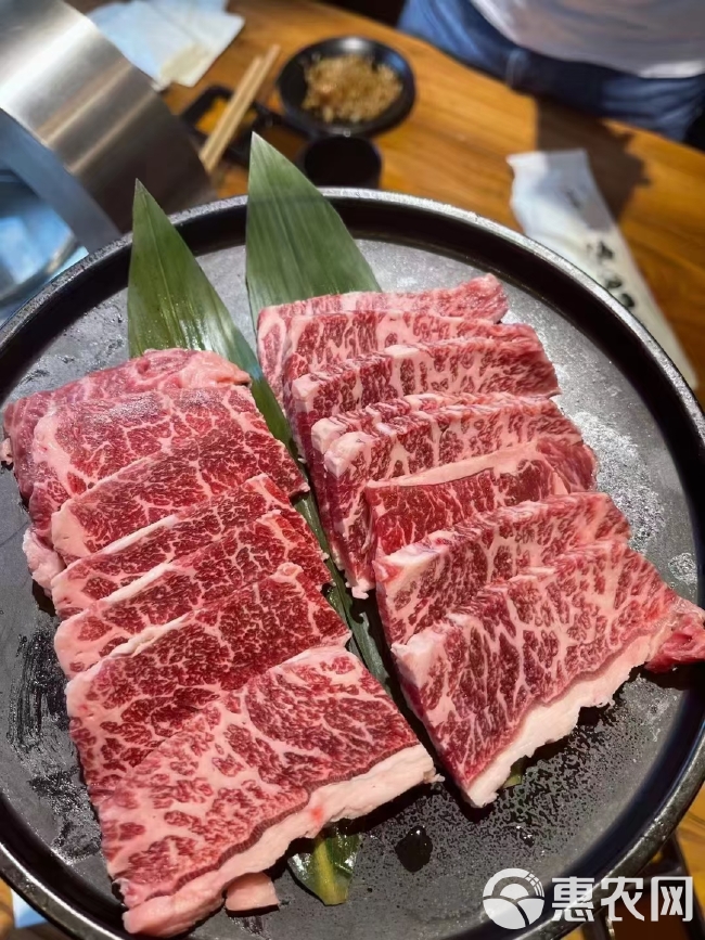 黑安格斯雪花牛排，肩胛牛小排，餐饮酒店食材