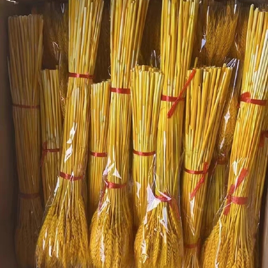 沭阳县黄金麦穗干花大麦花束装饰客厅金色小麦送礼插花瓶仿真花摆件
