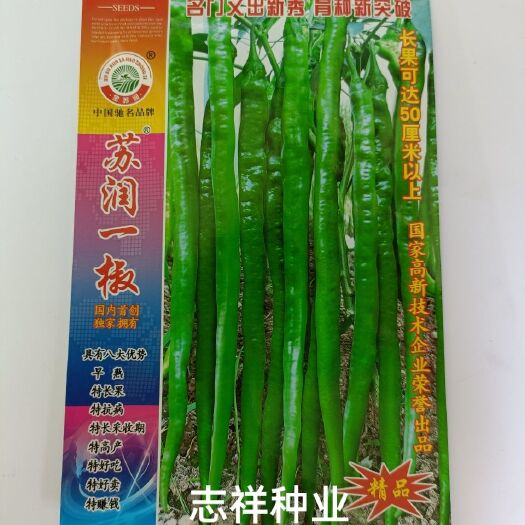特長(zhǎng)線椒條椒種子蘇潤(rùn)一椒辣椒種子早熟抗病春秋大田蔬菜種孑