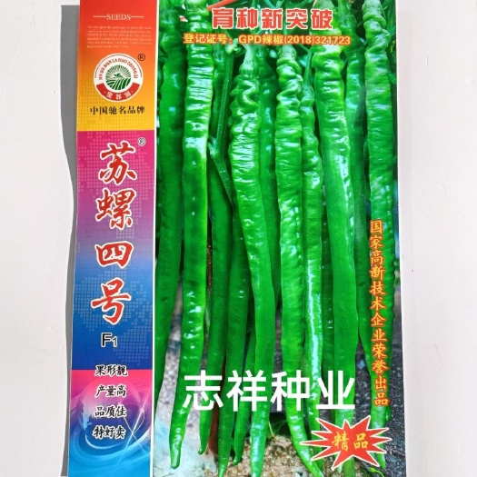 华容县苏润苏螺四号长果螺丝线椒辣椒种子F1早熟挂果多辣香味浓产量高