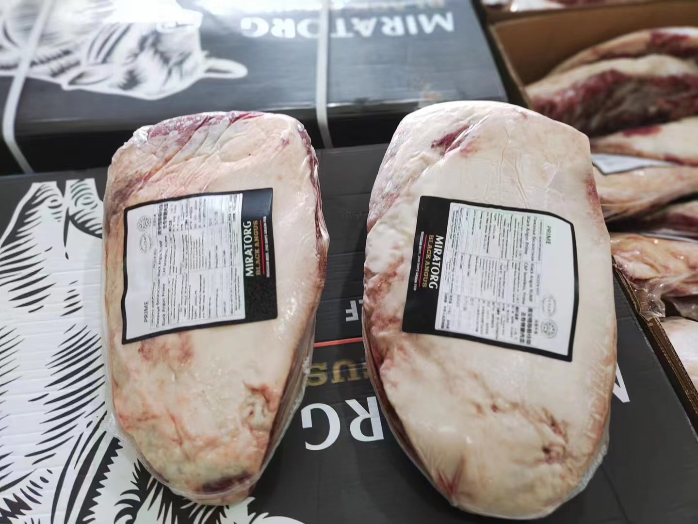 谷饲雪花牛肉，内裙肉，臀腰肉盖