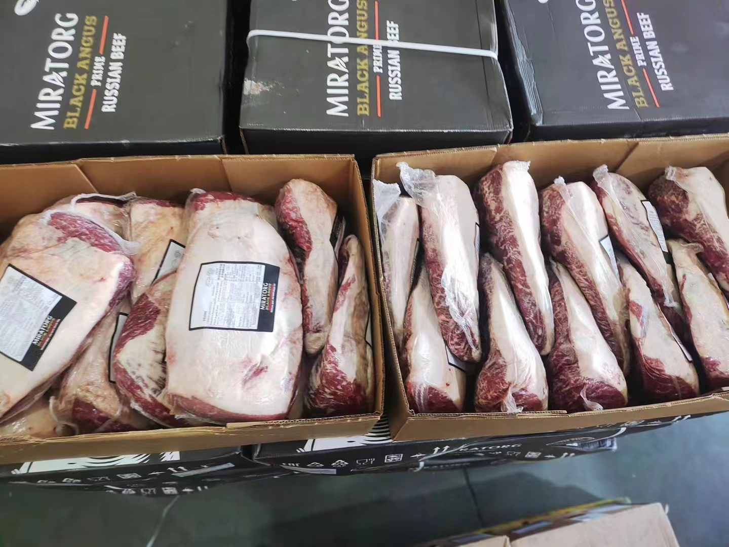 谷饲雪花牛肉，内裙肉，臀腰肉盖