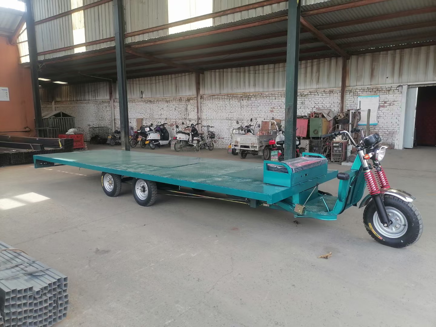 加长电动三轮车5轮车，载重王，定制各种尺寸