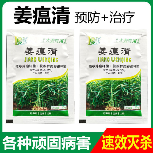 姜瘟清有效预防大姜烂根死根黄叶，大姜专用，正品保证